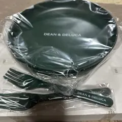 ＤＥＡＮ&ＤＥＬＵCＡバンブープレート＋フォーク２人分セット