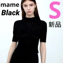 【S/黒】3Dメッシュセーター マメクロゴウチ mame ユニクロ 新品