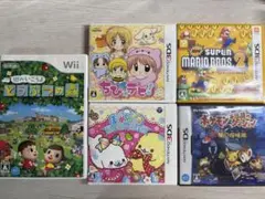 任天堂 Wii 3DS DS ゲームソフト 5本セット