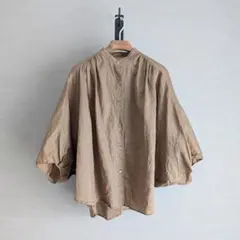 美品セオリーリュクス 24SS NYRA LENOX ケープ風ブラウス ブルゾン 