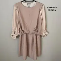 ANOTHER EDITION ピンクベージュ　ブラウス　ワンピース