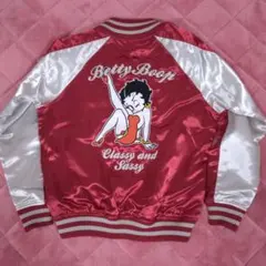 Betty Boop スカジャン M 赤/白
