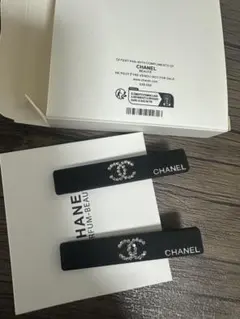 シャネル ノベルティ ヘアピン 2本セット ヘアクリップ 新品正規配布品