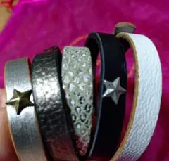 革ブレスレット/6点