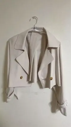 masayo様専用GLACIER ベージュ ショートジャケット スプリングコート