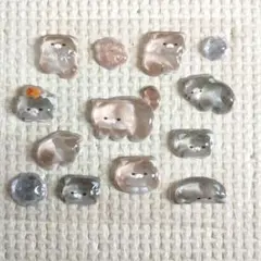 ボンボンドロップシール　マヌルネコ　和柄　猫　クーリア　うるちゅる　おすそ分け