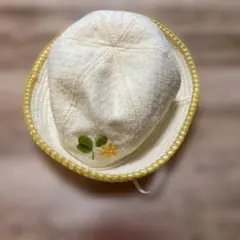 moimoln 帽子 クローバー刺繍　52センチのサムネイル