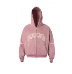 y2k 短丈 パーカー フーディ ストリート 韓国系 原宿 韓国 ダブルジップ3