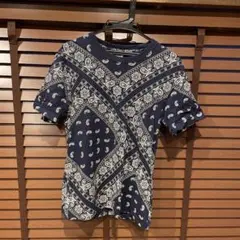 24karats ペイズリー柄Tシャツ