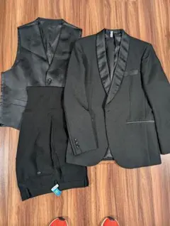 【美品】中古　サテン襟　タキシード