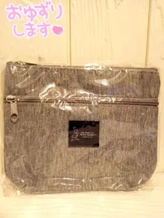 【新品・未開封・希少】ピーターラビット オリジナルポーチ グレー
