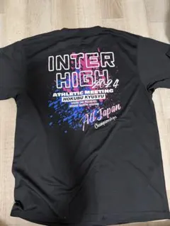 INTER HIGH ALL JAPAN バレーボールTシャツ ブラックのサムネイル