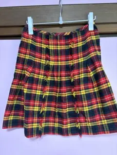 EASTBOY 古着 チェック柄スカートのサムネイル