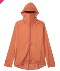 ワークマン　クールUVサンシェードパーカー　オレンジ　M