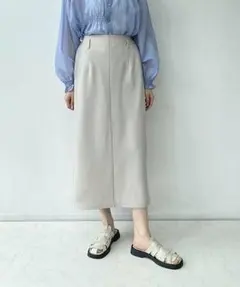 アズノウアズ『F』タイトスカート ストレッチ ロング バックスリット シンプルのサムネイル