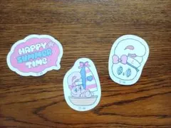 ★エスターバニー　ステッカー　3枚セット