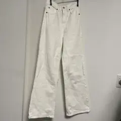 H&M 新品未使用　ホワイトブーツカットデニム