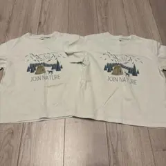 UNIQLO Tシャツ 120cm 2枚セット　エアリズム　双子　まとめ売り