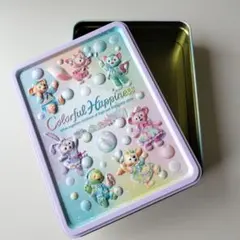 【空き缶】美品　ダッフィー＆フレンズ 長方形