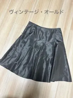 希少90s-00s ラルフローレン インパクト21製 絹サテンタックスカートのサムネイル