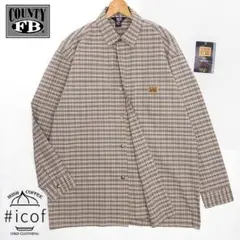 未使用✨FB COUNTY エフビーカウンティー シャツ ブラウン b143のサムネイル
