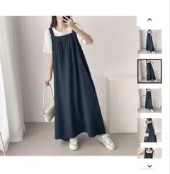 オーバーサイズデニムサロペットワンピース ABITOKYOのサムネイル