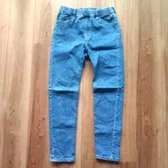 【coen/コーエン】　デニムレギンスパンツ　ブルー　ストレッチパンツ　Ｓサイズ