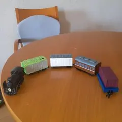 ミニモータートレイン　5両セット　C571 SL 貨車　客車　電車　動作ok