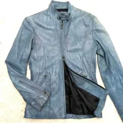【希少色】5351 POUR LES HOMMES　ライダースジャケット　ラムのサムネイル