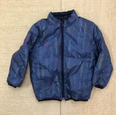 GAP 稲妻模様 リバーシブルダウンジャケット 110cm