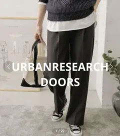 URBAN RESEARCH DOORS ストレートイージーパンツ