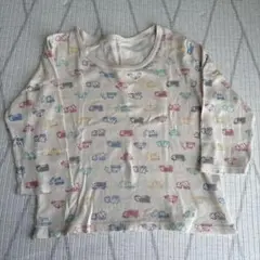 車柄 長袖アンダーシャツ 95cm