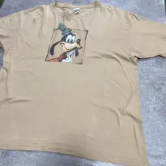 古着　USA製　90s ディズニー　グーフィー　tシャツ XXL ベージュ