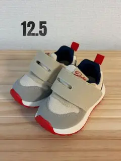 【美品】BicoBicoキッズスニーカー ネイビー ベルクロ