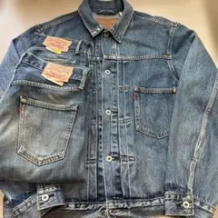 リーバイス　デニムセットアップ　日本製　上下 Levi's® Made in Japan ブラックデニムのセットアップが国内9月6
