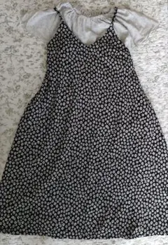 小花柄キャミソールワンピースセット　130