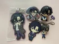 カラピチ　もふ　ラバーキーホルダー&缶バッジ&マスコットチャームセット②