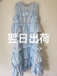 merryjenny フリルティアードワンピース