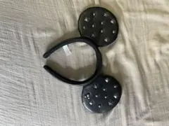スタッズ付きミッキー型カチューシャ