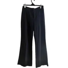 大きいサイズ パンツ ワイド 4L ブラック系 ビジネス オフィス レディース