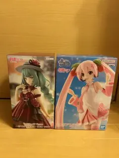 初音ミク　おでかけドレス　桜ミク　フィギュア2点セット