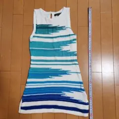LAUREN RALPH LAUREN &ニットノースリーブチュニック XS&夏のサムネイル