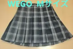 WEGO チェック柄 プリーツミニスカート Mサイズ