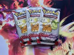 ポケモンカード　英語版　scarlet&violet fun pack 3パック