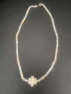 スワロフスキービーズネックレス