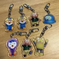 ポロロ アクリルキーホルダー 7点セット