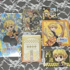 鬼滅の刃 我妻善逸 紙類 缶バッジ まとめ売り