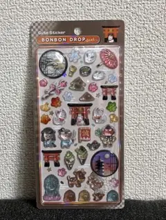 ラスト ボンボンドロップ シール 和柄 古都めぐり 京都 奈良 正規品 クーリア