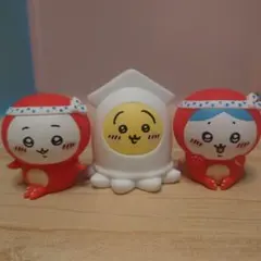 ちいかわ タコ イカ ソフビフィギュア 3体セット
