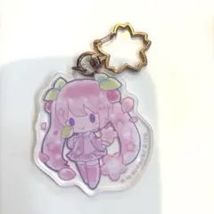 初音ミク　桜ミク　可愛いアクリルキーホルダー